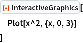 ResourceFunction["InteractiveGraphics"][
 Plot[x^2, {x, 0, 3}]
 ]