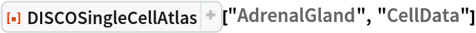 ResourceFunction[
 "DISCOSingleCellAtlas", ResourceSystemBase -> "https://www.wolframcloud.com/obj/resourcesystem/api/1.0"]["AdrenalGland", "CellData"]