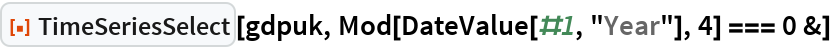 TimeSeriesSelect | Wolfram Function Repository