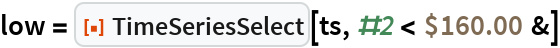 TimeSeriesSelect | Wolfram Function Repository