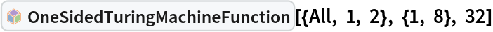 InterpretationBox[FrameBox[TagBox[TooltipBox[PaneBox[GridBox[List[List[GraphicsBox[List[Thickness[0.0025`], List[FaceForm[List[RGBColor[0.9607843137254902`, 0.5058823529411764`, 0.19607843137254902`], Opacity[1.`]]], FilledCurveBox[List[List[List[0, 2, 0], List[0, 1, 0], List[0, 1, 0], List[0, 1, 0], List[0, 1, 0]], List[List[0, 2, 0], List[0, 1, 0], List[0, 1, 0], List[0, 1, 0], List[0, 1, 0]], List[List[0, 2, 0], List[0, 1, 0], List[0, 1, 0], List[0, 1, 0], List[0, 1, 0], List[0, 1, 0]], List[List[0, 2, 0], List[1, 3, 3], List[0, 1, 0], List[1, 3, 3], List[0, 1, 0], List[1, 3, 3], List[0, 1, 0], List[1, 3, 3], List[1, 3, 3], List[0, 1, 0], List[1, 3, 3], List[0, 1, 0], List[1, 3, 3]]], List[List[List[205.`, 22.863691329956055`], List[205.`, 212.31669425964355`], List[246.01799774169922`, 235.99870109558105`], List[369.0710144042969`, 307.0436840057373`], List[369.0710144042969`, 117.59068870544434`], List[205.`, 22.863691329956055`]], List[List[30.928985595703125`, 307.0436840057373`], List[153.98200225830078`, 235.99870109558105`], List[195.`, 212.31669425964355`], List[195.`, 22.863691329956055`], List[30.928985595703125`, 117.59068870544434`], List[30.928985595703125`, 307.0436840057373`]], List[List[200.`, 410.42970085144043`], List[364.0710144042969`, 315.7036876678467`], List[241.01799774169922`, 244.65868949890137`], List[200.`, 220.97669792175293`], List[158.98200225830078`, 244.65868949890137`], List[35.928985595703125`, 315.7036876678467`], List[200.`, 410.42970085144043`]], List[List[376.5710144042969`, 320.03370475769043`], List[202.5`, 420.53370475769043`], List[200.95300006866455`, 421.42667961120605`], List[199.04699993133545`, 421.42667961120605`], List[197.5`, 420.53370475769043`], List[23.428985595703125`, 320.03370475769043`], List[21.882003784179688`, 319.1406993865967`], List[20.928985595703125`, 317.4896984100342`], List[20.928985595703125`, 315.7036876678467`], List[20.928985595703125`, 114.70369529724121`], List[20.928985595703125`, 112.91769218444824`], List[21.882003784179688`, 111.26669120788574`], List[23.428985595703125`, 110.37369346618652`], List[197.5`, 9.87369155883789`], List[198.27300024032593`, 9.426692008972168`], List[199.13700008392334`, 9.203690528869629`], List[200.`, 9.203690528869629`], List[200.86299991607666`, 9.203690528869629`], List[201.72699999809265`, 9.426692008972168`], List[202.5`, 9.87369155883789`], List[376.5710144042969`, 110.37369346618652`], List[378.1179962158203`, 111.26669120788574`], List[379.0710144042969`, 112.91769218444824`], List[379.0710144042969`, 114.70369529724121`], List[379.0710144042969`, 315.7036876678467`], List[379.0710144042969`, 317.4896984100342`], List[378.1179962158203`, 319.1406993865967`], List[376.5710144042969`, 320.03370475769043`]]]]], List[FaceForm[List[RGBColor[0.5529411764705883`, 0.6745098039215687`, 0.8117647058823529`], Opacity[1.`]]], FilledCurveBox[List[List[List[0, 2, 0], List[0, 1, 0], List[0, 1, 0], List[0, 1, 0]]], List[List[List[44.92900085449219`, 282.59088134765625`], List[181.00001525878906`, 204.0298843383789`], List[181.00001525878906`, 46.90887451171875`], List[44.92900085449219`, 125.46986389160156`], List[44.92900085449219`, 282.59088134765625`]]]]], List[FaceForm[List[RGBColor[0.6627450980392157`, 0.803921568627451`, 0.5686274509803921`], Opacity[1.`]]], FilledCurveBox[List[List[List[0, 2, 0], List[0, 1, 0], List[0, 1, 0], List[0, 1, 0]]], List[List[List[355.0710144042969`, 282.59088134765625`], List[355.0710144042969`, 125.46986389160156`], List[219.`, 46.90887451171875`], List[219.`, 204.0298843383789`], List[355.0710144042969`, 282.59088134765625`]]]]], List[FaceForm[List[RGBColor[0.6901960784313725`, 0.5882352941176471`, 0.8117647058823529`], Opacity[1.`]]], FilledCurveBox[List[List[List[0, 2, 0], List[0, 1, 0], List[0, 1, 0], List[0, 1, 0]]], List[List[List[200.`, 394.0606994628906`], List[336.0710144042969`, 315.4997024536133`], List[200.`, 236.93968200683594`], List[63.928985595703125`, 315.4997024536133`], List[200.`, 394.0606994628906`]]]]]], List[Rule[BaselinePosition, Scaled[0.15`]], Rule[ImageSize, 10], Rule[ImageSize, 15]]], StyleBox[RowBox[List["OneSidedTuringMachineFunction", " "]], Rule[ShowAutoStyles, False], Rule[ShowStringCharacters, False], Rule[FontSize, Times[0.9`, Inherited]], Rule[FontColor, GrayLevel[0.1`]]]]], Rule[GridBoxSpacings, List[Rule["Columns", List[List[0.25`]]]]]], Rule[Alignment, List[Left, Baseline]], Rule[BaselinePosition, Baseline], Rule[FrameMargins, List[List[3, 0], List[0, 0]]], Rule[BaseStyle, List[Rule[LineSpacing, List[0, 0]], Rule[LineBreakWithin, False]]]], RowBox[List["PacletSymbol", "[", RowBox[List["\"WolframInstitute/TuringMachine\"", ",", "\"WolframInstitute`TuringMachine`OneSidedTuringMachineFunction\""]], "]"]], Rule[TooltipStyle, List[Rule[ShowAutoStyles, True], Rule[ShowStringCharacters, True]]]], Function[Annotation[Slot[1], Style[Defer[PacletSymbol["WolframInstitute/TuringMachine", "WolframInstitute`TuringMachine`OneSidedTuringMachineFunction"]], Rule[ShowStringCharacters, True]], "Tooltip"]]], Rule[Background, RGBColor[0.968`, 0.976`, 0.984`]], Rule[BaselinePosition, Baseline], Rule[DefaultBaseStyle, List[]], Rule[FrameMargins, List[List[0, 0], List[1, 1]]], Rule[FrameStyle, RGBColor[0.831`, 0.847`, 0.85`]], Rule[RoundingRadius, 4]], PacletSymbol["WolframInstitute/TuringMachine", "WolframInstitute`TuringMachine`OneSidedTuringMachineFunction"], Rule[Selectable, False], Rule[SelectWithContents, True], Rule[BoxID, "PacletSymbolBox"]][{All, 1, 2}, {1, 8}, 32]