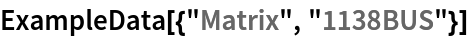 ExampleData[{"Matrix", "1138BUS"}]