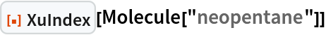 ResourceFunction["XuIndex"][Molecule["neopentane"]]