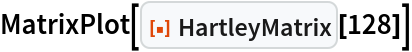 MatrixPlot[ResourceFunction["HartleyMatrix"][128]]
