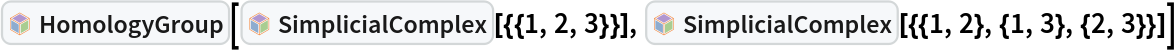 InterpretationBox[FrameBox[TagBox[TooltipBox[PaneBox[GridBox[List[List[GraphicsBox[List[Thickness[0.0025`], List[FaceForm[List[RGBColor[0.9607843137254902`, 0.5058823529411764`, 0.19607843137254902`], Opacity[1.`]]], FilledCurveBox[List[List[List[0, 2, 0], List[0, 1, 0], List[0, 1, 0], List[0, 1, 0], List[0, 1, 0]], List[List[0, 2, 0], List[0, 1, 0], List[0, 1, 0], List[0, 1, 0], List[0, 1, 0]], List[List[0, 2, 0], List[0, 1, 0], List[0, 1, 0], List[0, 1, 0], List[0, 1, 0], List[0, 1, 0]], List[List[0, 2, 0], List[1, 3, 3], List[0, 1, 0], List[1, 3, 3], List[0, 1, 0], List[1, 3, 3], List[0, 1, 0], List[1, 3, 3], List[1, 3, 3], List[0, 1, 0], List[1, 3, 3], List[0, 1, 0], List[1, 3, 3]]], List[List[List[205.`, 22.863691329956055`], List[205.`, 212.31669425964355`], List[246.01799774169922`, 235.99870109558105`], List[369.0710144042969`, 307.0436840057373`], List[369.0710144042969`, 117.59068870544434`], List[205.`, 22.863691329956055`]], List[List[30.928985595703125`, 307.0436840057373`], List[153.98200225830078`, 235.99870109558105`], List[195.`, 212.31669425964355`], List[195.`, 22.863691329956055`], List[30.928985595703125`, 117.59068870544434`], List[30.928985595703125`, 307.0436840057373`]], List[List[200.`, 410.42970085144043`], List[364.0710144042969`, 315.7036876678467`], List[241.01799774169922`, 244.65868949890137`], List[200.`, 220.97669792175293`], List[158.98200225830078`, 244.65868949890137`], List[35.928985595703125`, 315.7036876678467`], List[200.`, 410.42970085144043`]], List[List[376.5710144042969`, 320.03370475769043`], List[202.5`, 420.53370475769043`], List[200.95300006866455`, 421.42667961120605`], List[199.04699993133545`, 421.42667961120605`], List[197.5`, 420.53370475769043`], List[23.428985595703125`, 320.03370475769043`], List[21.882003784179688`, 319.1406993865967`], List[20.928985595703125`, 317.4896984100342`], List[20.928985595703125`, 315.7036876678467`], List[20.928985595703125`, 114.70369529724121`], List[20.928985595703125`, 112.91769218444824`], List[21.882003784179688`, 111.26669120788574`], List[23.428985595703125`, 110.37369346618652`], List[197.5`, 9.87369155883789`], List[198.27300024032593`, 9.426692008972168`], List[199.13700008392334`, 9.203690528869629`], List[200.`, 9.203690528869629`], List[200.86299991607666`, 9.203690528869629`], List[201.72699999809265`, 9.426692008972168`], List[202.5`, 9.87369155883789`], List[376.5710144042969`, 110.37369346618652`], List[378.1179962158203`, 111.26669120788574`], List[379.0710144042969`, 112.91769218444824`], List[379.0710144042969`, 114.70369529724121`], List[379.0710144042969`, 315.7036876678467`], List[379.0710144042969`, 317.4896984100342`], List[378.1179962158203`, 319.1406993865967`], List[376.5710144042969`, 320.03370475769043`]]]]], List[FaceForm[List[RGBColor[0.5529411764705883`, 0.6745098039215687`, 0.8117647058823529`], Opacity[1.`]]], FilledCurveBox[List[List[List[0, 2, 0], List[0, 1, 0], List[0, 1, 0], List[0, 1, 0]]], List[List[List[44.92900085449219`, 282.59088134765625`], List[181.00001525878906`, 204.0298843383789`], List[181.00001525878906`, 46.90887451171875`], List[44.92900085449219`, 125.46986389160156`], List[44.92900085449219`, 282.59088134765625`]]]]], List[FaceForm[List[RGBColor[0.6627450980392157`, 0.803921568627451`, 0.5686274509803921`], Opacity[1.`]]], FilledCurveBox[List[List[List[0, 2, 0], List[0, 1, 0], List[0, 1, 0], List[0, 1, 0]]], List[List[List[355.0710144042969`, 282.59088134765625`], List[355.0710144042969`, 125.46986389160156`], List[219.`, 46.90887451171875`], List[219.`, 204.0298843383789`], List[355.0710144042969`, 282.59088134765625`]]]]], List[FaceForm[List[RGBColor[0.6901960784313725`, 0.5882352941176471`, 0.8117647058823529`], Opacity[1.`]]], FilledCurveBox[List[List[List[0, 2, 0], List[0, 1, 0], List[0, 1, 0], List[0, 1, 0]]], List[List[List[200.`, 394.0606994628906`], List[336.0710144042969`, 315.4997024536133`], List[200.`, 236.93968200683594`], List[63.928985595703125`, 315.4997024536133`], List[200.`, 394.0606994628906`]]]]]], List[Rule[BaselinePosition, Scaled[0.15`]], Rule[ImageSize, 10], Rule[ImageSize, 15]]], StyleBox[RowBox[List["HomologyGroup", " "]], Rule[ShowAutoStyles, False], Rule[ShowStringCharacters, False], Rule[FontSize, Times[0.9`, Inherited]], Rule[FontColor, GrayLevel[0.1`]]]]], Rule[GridBoxSpacings, List[Rule["Columns", List[List[0.25`]]]]]], Rule[Alignment, List[Left, Baseline]], Rule[BaselinePosition, Baseline], Rule[FrameMargins, List[List[3, 0], List[0, 0]]], Rule[BaseStyle, List[Rule[LineSpacing, List[0, 0]], Rule[LineBreakWithin, False]]]], RowBox[List["PacletSymbol", "[", RowBox[List["\"Taggar/SimplicialHomology\"", ",", "\"Taggar`SimplicialHomology`HomologyGroup\""]], "]"]], Rule[TooltipStyle, List[Rule[ShowAutoStyles, True], Rule[ShowStringCharacters, True]]]], Function[Annotation[Slot[1], Style[Defer[PacletSymbol["Taggar/SimplicialHomology", "Taggar`SimplicialHomology`HomologyGroup"]], Rule[ShowStringCharacters, True]], "Tooltip"]]], Rule[Background, RGBColor[0.968`, 0.976`, 0.984`]], Rule[BaselinePosition, Baseline], Rule[DefaultBaseStyle, List[]], Rule[FrameMargins, List[List[0, 0], List[1, 1]]], Rule[FrameStyle, RGBColor[0.831`, 0.847`, 0.85`]], Rule[RoundingRadius, 4]], PacletSymbol["Taggar/SimplicialHomology", "Taggar`SimplicialHomology`HomologyGroup"], Rule[Selectable, False], Rule[SelectWithContents, True], Rule[BoxID, "PacletSymbolBox"]][InterpretationBox[FrameBox[TagBox[TooltipBox[PaneBox[GridBox[List[List[GraphicsBox[List[Thickness[0.0025`], List[FaceForm[List[RGBColor[0.9607843137254902`, 0.5058823529411764`, 0.19607843137254902`], Opacity[1.`]]], FilledCurveBox[List[List[List[0, 2, 0], List[0, 1, 0], List[0, 1, 0], List[0, 1, 0], List[0, 1, 0]], List[List[0, 2, 0], List[0, 1, 0], List[0, 1, 0], List[0, 1, 0], List[0, 1, 0]], List[List[0, 2, 0], List[0, 1, 0], List[0, 1, 0], List[0, 1, 0], List[0, 1, 0], List[0, 1, 0]], List[List[0, 2, 0], List[1, 3, 3], List[0, 1, 0], List[1, 3, 3], List[0, 1, 0], List[1, 3, 3], List[0, 1, 0], List[1, 3, 3], List[1, 3, 3], List[0, 1, 0], List[1, 3, 3], List[0, 1, 0], List[1, 3, 3]]], List[List[List[205.`, 22.863691329956055`], List[205.`, 212.31669425964355`], List[246.01799774169922`, 235.99870109558105`], List[369.0710144042969`, 307.0436840057373`], List[369.0710144042969`, 117.59068870544434`], List[205.`, 22.863691329956055`]], List[List[30.928985595703125`, 307.0436840057373`], List[153.98200225830078`, 235.99870109558105`], List[195.`, 212.31669425964355`], List[195.`, 22.863691329956055`], List[30.928985595703125`, 117.59068870544434`], List[30.928985595703125`, 307.0436840057373`]], List[List[200.`, 410.42970085144043`], List[364.0710144042969`, 315.7036876678467`], List[241.01799774169922`, 244.65868949890137`], List[200.`, 220.97669792175293`], List[158.98200225830078`, 244.65868949890137`], List[35.928985595703125`, 315.7036876678467`], List[200.`, 410.42970085144043`]], List[List[376.5710144042969`, 320.03370475769043`], List[202.5`, 420.53370475769043`], List[200.95300006866455`, 421.42667961120605`], List[199.04699993133545`, 421.42667961120605`], List[197.5`, 420.53370475769043`], List[23.428985595703125`, 320.03370475769043`], List[21.882003784179688`, 319.1406993865967`], List[20.928985595703125`, 317.4896984100342`], List[20.928985595703125`, 315.7036876678467`], List[20.928985595703125`, 114.70369529724121`], List[20.928985595703125`, 112.91769218444824`], List[21.882003784179688`, 111.26669120788574`], List[23.428985595703125`, 110.37369346618652`], List[197.5`, 9.87369155883789`], List[198.27300024032593`, 9.426692008972168`], List[199.13700008392334`, 9.203690528869629`], List[200.`, 9.203690528869629`], List[200.86299991607666`, 9.203690528869629`], List[201.72699999809265`, 9.426692008972168`], List[202.5`, 9.87369155883789`], List[376.5710144042969`, 110.37369346618652`], List[378.1179962158203`, 111.26669120788574`], List[379.0710144042969`, 112.91769218444824`], List[379.0710144042969`, 114.70369529724121`], List[379.0710144042969`, 315.7036876678467`], List[379.0710144042969`, 317.4896984100342`], List[378.1179962158203`, 319.1406993865967`], List[376.5710144042969`, 320.03370475769043`]]]]], List[FaceForm[List[RGBColor[0.5529411764705883`, 0.6745098039215687`, 0.8117647058823529`], Opacity[1.`]]], FilledCurveBox[List[List[List[0, 2, 0], List[0, 1, 0], List[0, 1, 0], List[0, 1, 0]]], List[List[List[44.92900085449219`, 282.59088134765625`], List[181.00001525878906`, 204.0298843383789`], List[181.00001525878906`, 46.90887451171875`], List[44.92900085449219`, 125.46986389160156`], List[44.92900085449219`, 282.59088134765625`]]]]], List[FaceForm[List[RGBColor[0.6627450980392157`, 0.803921568627451`, 0.5686274509803921`], Opacity[1.`]]], FilledCurveBox[List[List[List[0, 2, 0], List[0, 1, 0], List[0, 1, 0], List[0, 1, 0]]], List[List[List[355.0710144042969`, 282.59088134765625`], List[355.0710144042969`, 125.46986389160156`], List[219.`, 46.90887451171875`], List[219.`, 204.0298843383789`], List[355.0710144042969`, 282.59088134765625`]]]]], List[FaceForm[List[RGBColor[0.6901960784313725`, 0.5882352941176471`, 0.8117647058823529`], Opacity[1.`]]], FilledCurveBox[List[List[List[0, 2, 0], List[0, 1, 0], List[0, 1, 0], List[0, 1, 0]]], List[List[List[200.`, 394.0606994628906`], List[336.0710144042969`, 315.4997024536133`], List[200.`, 236.93968200683594`], List[63.928985595703125`, 315.4997024536133`], List[200.`, 394.0606994628906`]]]]]], List[Rule[BaselinePosition, Scaled[0.15`]], Rule[ImageSize, 10], Rule[ImageSize, 15]]], StyleBox[RowBox[List["SimplicialComplex", " "]], Rule[ShowAutoStyles, False], Rule[ShowStringCharacters, False], Rule[FontSize, Times[0.9`, Inherited]], Rule[FontColor, GrayLevel[0.1`]]]]], Rule[GridBoxSpacings, List[Rule["Columns", List[List[0.25`]]]]]], Rule[Alignment, List[Left, Baseline]], Rule[BaselinePosition, Baseline], Rule[FrameMargins, List[List[3, 0], List[0, 0]]], Rule[BaseStyle, List[Rule[LineSpacing, List[0, 0]], Rule[LineBreakWithin, False]]]], RowBox[List["PacletSymbol", "[", RowBox[List["\"Taggar/SimplicialHomology\"", ",", "\"Taggar`SimplicialHomology`SimplicialComplex\""]], "]"]], Rule[TooltipStyle, List[Rule[ShowAutoStyles, True], Rule[ShowStringCharacters, True]]]], Function[Annotation[Slot[1], Style[Defer[PacletSymbol["Taggar/SimplicialHomology", "Taggar`SimplicialHomology`SimplicialComplex"]], Rule[ShowStringCharacters, True]], "Tooltip"]]], Rule[Background, RGBColor[0.968`, 0.976`, 0.984`]], Rule[BaselinePosition, Baseline], Rule[DefaultBaseStyle, List[]], Rule[FrameMargins, List[List[0, 0], List[1, 1]]], Rule[FrameStyle, RGBColor[0.831`, 0.847`, 0.85`]], Rule[RoundingRadius, 4]], PacletSymbol["Taggar/SimplicialHomology", "Taggar`SimplicialHomology`SimplicialComplex"], Rule[Selectable, False], Rule[SelectWithContents, True], Rule[BoxID, "PacletSymbolBox"]][{{1, 2, 3}}], InterpretationBox[FrameBox[TagBox[TooltipBox[PaneBox[GridBox[List[List[GraphicsBox[List[Thickness[0.0025`], List[FaceForm[List[RGBColor[0.9607843137254902`, 0.5058823529411764`, 0.19607843137254902`], Opacity[1.`]]], FilledCurveBox[List[List[List[0, 2, 0], List[0, 1, 0], List[0, 1, 0], List[0, 1, 0], List[0, 1, 0]], List[List[0, 2, 0], List[0, 1, 0], List[0, 1, 0], List[0, 1, 0], List[0, 1, 0]], List[List[0, 2, 0], List[0, 1, 0], List[0, 1, 0], List[0, 1, 0], List[0, 1, 0], List[0, 1, 0]], List[List[0, 2, 0], List[1, 3, 3], List[0, 1, 0], List[1, 3, 3], List[0, 1, 0], List[1, 3, 3], List[0, 1, 0], List[1, 3, 3], List[1, 3, 3], List[0, 1, 0], List[1, 3, 3], List[0, 1, 0], List[1, 3, 3]]], List[List[List[205.`, 22.863691329956055`], List[205.`, 212.31669425964355`], List[246.01799774169922`, 235.99870109558105`], List[369.0710144042969`, 307.0436840057373`], List[369.0710144042969`, 117.59068870544434`], List[205.`, 22.863691329956055`]], List[List[30.928985595703125`, 307.0436840057373`], List[153.98200225830078`, 235.99870109558105`], List[195.`, 212.31669425964355`], List[195.`, 22.863691329956055`], List[30.928985595703125`, 117.59068870544434`], List[30.928985595703125`, 307.0436840057373`]], List[List[200.`, 410.42970085144043`], List[364.0710144042969`, 315.7036876678467`], List[241.01799774169922`, 244.65868949890137`], List[200.`, 220.97669792175293`], List[158.98200225830078`, 244.65868949890137`], List[35.928985595703125`, 315.7036876678467`], List[200.`, 410.42970085144043`]], List[List[376.5710144042969`, 320.03370475769043`], List[202.5`, 420.53370475769043`], List[200.95300006866455`, 421.42667961120605`], List[199.04699993133545`, 421.42667961120605`], List[197.5`, 420.53370475769043`], List[23.428985595703125`, 320.03370475769043`], List[21.882003784179688`, 319.1406993865967`], List[20.928985595703125`, 317.4896984100342`], List[20.928985595703125`, 315.7036876678467`], List[20.928985595703125`, 114.70369529724121`], List[20.928985595703125`, 112.91769218444824`], List[21.882003784179688`, 111.26669120788574`], List[23.428985595703125`, 110.37369346618652`], List[197.5`, 9.87369155883789`], List[198.27300024032593`, 9.426692008972168`], List[199.13700008392334`, 9.203690528869629`], List[200.`, 9.203690528869629`], List[200.86299991607666`, 9.203690528869629`], List[201.72699999809265`, 9.426692008972168`], List[202.5`, 9.87369155883789`], List[376.5710144042969`, 110.37369346618652`], List[378.1179962158203`, 111.26669120788574`], List[379.0710144042969`, 112.91769218444824`], List[379.0710144042969`, 114.70369529724121`], List[379.0710144042969`, 315.7036876678467`], List[379.0710144042969`, 317.4896984100342`], List[378.1179962158203`, 319.1406993865967`], List[376.5710144042969`, 320.03370475769043`]]]]], List[FaceForm[List[RGBColor[0.5529411764705883`, 0.6745098039215687`, 0.8117647058823529`], Opacity[1.`]]], FilledCurveBox[List[List[List[0, 2, 0], List[0, 1, 0], List[0, 1, 0], List[0, 1, 0]]], List[List[List[44.92900085449219`, 282.59088134765625`], List[181.00001525878906`, 204.0298843383789`], List[181.00001525878906`, 46.90887451171875`], List[44.92900085449219`, 125.46986389160156`], List[44.92900085449219`, 282.59088134765625`]]]]], List[FaceForm[List[RGBColor[0.6627450980392157`, 0.803921568627451`, 0.5686274509803921`], Opacity[1.`]]], FilledCurveBox[List[List[List[0, 2, 0], List[0, 1, 0], List[0, 1, 0], List[0, 1, 0]]], List[List[List[355.0710144042969`, 282.59088134765625`], List[355.0710144042969`, 125.46986389160156`], List[219.`, 46.90887451171875`], List[219.`, 204.0298843383789`], List[355.0710144042969`, 282.59088134765625`]]]]], List[FaceForm[List[RGBColor[0.6901960784313725`, 0.5882352941176471`, 0.8117647058823529`], Opacity[1.`]]], FilledCurveBox[List[List[List[0, 2, 0], List[0, 1, 0], List[0, 1, 0], List[0, 1, 0]]], List[List[List[200.`, 394.0606994628906`], List[336.0710144042969`, 315.4997024536133`], List[200.`, 236.93968200683594`], List[63.928985595703125`, 315.4997024536133`], List[200.`, 394.0606994628906`]]]]]], List[Rule[BaselinePosition, Scaled[0.15`]], Rule[ImageSize, 10], Rule[ImageSize, 15]]], StyleBox[RowBox[List["SimplicialComplex", " "]], Rule[ShowAutoStyles, False], Rule[ShowStringCharacters, False], Rule[FontSize, Times[0.9`, Inherited]], Rule[FontColor, GrayLevel[0.1`]]]]], Rule[GridBoxSpacings, List[Rule["Columns", List[List[0.25`]]]]]], Rule[Alignment, List[Left, Baseline]], Rule[BaselinePosition, Baseline], Rule[FrameMargins, List[List[3, 0], List[0, 0]]], Rule[BaseStyle, List[Rule[LineSpacing, List[0, 0]], Rule[LineBreakWithin, False]]]], RowBox[List["PacletSymbol", "[", RowBox[List["\"Taggar/SimplicialHomology\"", ",", "\"Taggar`SimplicialHomology`SimplicialComplex\""]], "]"]], Rule[TooltipStyle, List[Rule[ShowAutoStyles, True], Rule[ShowStringCharacters, True]]]], Function[Annotation[Slot[1], Style[Defer[PacletSymbol["Taggar/SimplicialHomology", "Taggar`SimplicialHomology`SimplicialComplex"]], Rule[ShowStringCharacters, True]], "Tooltip"]]], Rule[Background, RGBColor[0.968`, 0.976`, 0.984`]], Rule[BaselinePosition, Baseline], Rule[DefaultBaseStyle, List[]], Rule[FrameMargins, List[List[0, 0], List[1, 1]]], Rule[FrameStyle, RGBColor[0.831`, 0.847`, 0.85`]], Rule[RoundingRadius, 4]], PacletSymbol["Taggar/SimplicialHomology", "Taggar`SimplicialHomology`SimplicialComplex"], Rule[Selectable, False], Rule[SelectWithContents, True], Rule[BoxID, "PacletSymbolBox"]][{{1, 2}, {1, 3}, {2, 3}}]]