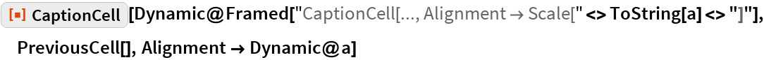 CaptionCell | Wolfram Function Repository
