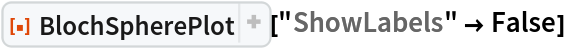 ResourceFunction[
 "BlochSpherePlot", ResourceSystemBase -> "https://www.wolframcloud.com/obj/resourcesystem/api/1.0"]["ShowLabels" -> False]
