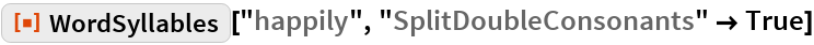 WordSyllables | Wolfram Function Repository