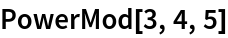 PowerMod[3, 4, 5]