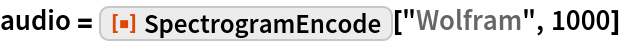 SpectrogramEncode | Wolfram Function Repository