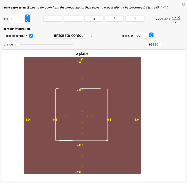 Mapping Contour Integrals | Wolfram Demonstrations Project