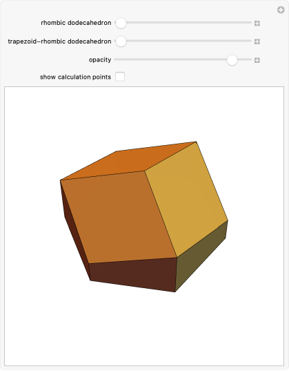 Decomposing a Rhombic Dodecahedron into a Trapezoid-Rhombic