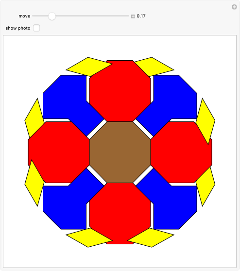 Freese's Dissection of a Regular Octagon into Nine | Wolfram