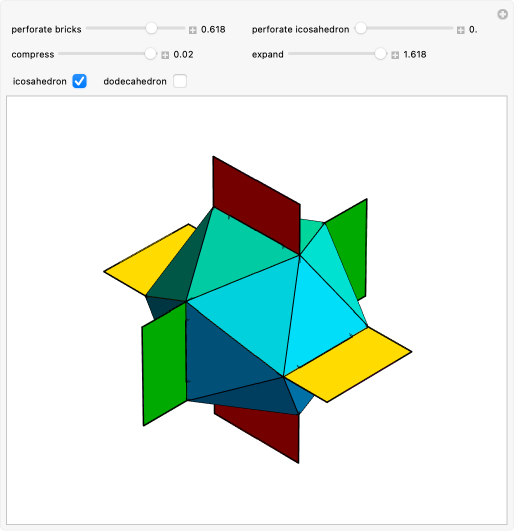 Three Interpenetrating Golden Bricks | Wolfram