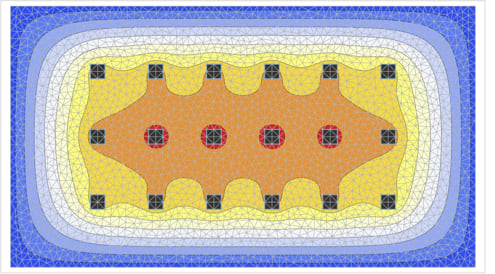 Simulating Heat Distribution and Layout Optimization in a Server Farm