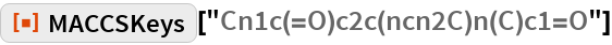 MACCSKeys | Wolfram Function Repository