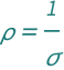 QuantityVariable["ρ", "ElectricResistivity"] == QuantityVariable["σ", "ElectricConductivity"]^(-1)